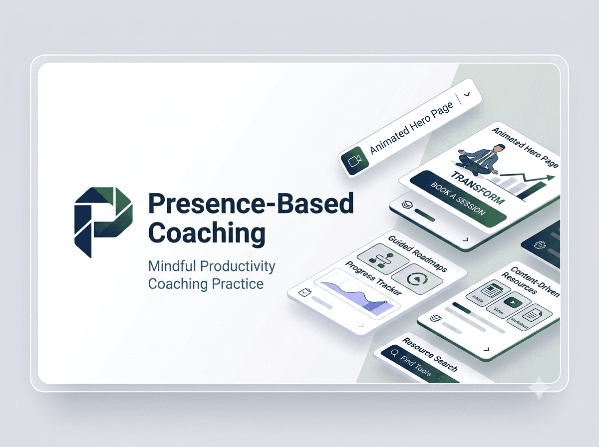 Presence-Based Coaching site preview